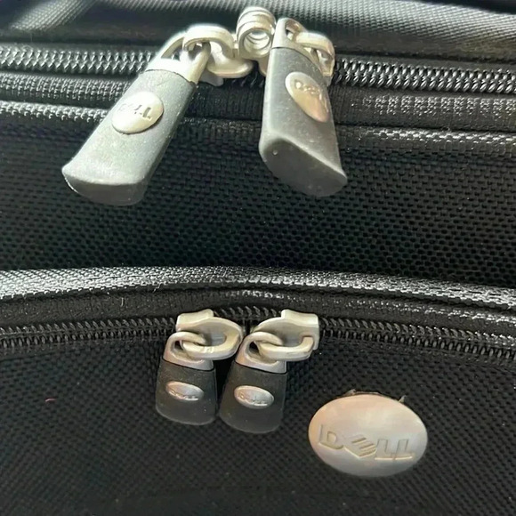 Dell Laptop Computer Bag 15X13X5 Padded Shoulder Strap Carry On Travel - Picture 13 of 16